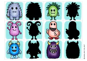 Vorschau - Arbeitsblätter - Bastelpaket "Monster" / monstermäßiger Bastelspass - Seite 3