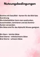 Vorschau - Stationenlernen - Lesedominos Sätze Spiel - Seite 2