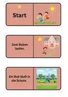 Vorschau - Stationenlernen - Lesedominos Sätze Spiel - Seite 3