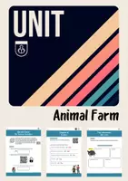 Aperçu - Préparation de séquence / Séquence complète - Animal Farm: une séquence d'anglais 3e/lycée ! - Page de couverture