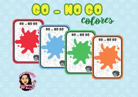Vista previa - Juegos / Gamificación - GO - NO GO COLORES - FUNCIONES EJECUTIVAS - TDAH - Portada