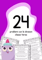 anteprima - Esercizi - Problemi con le divisioni classe terza scuola primaria - Pagina di copertina