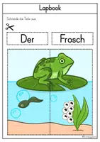 Vorschau - Merkblätter - Lapbook für den Kindergarten: Der Frosch - Seite 3