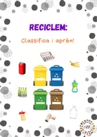 Vista previa - Tarjetas / Manipulativos - Reciclem: classifica i aprèn! - Portada