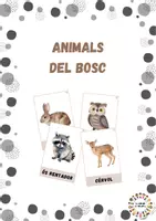 Vista previa - Tarjetas / Manipulativos - Animals del bosc - Portada