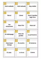Vorschau - Arbeitsblätter - Juego, el tiempo atmosférico Spiel + Übersicht - Seite 3