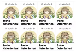 Vorschau - Anderer Materialtyp - Osterferien Grußkarte für deine Otterklasse - Seite 3