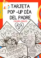 Vista previa - Unidades / Secuencias / Situaciones de Aprendizaje - TARJETA POP - UP DÍA DEL PADRE - Portada