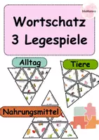 Vorschau - Spiele - Wortschatz Training 3 Legespiele - Deckblatt