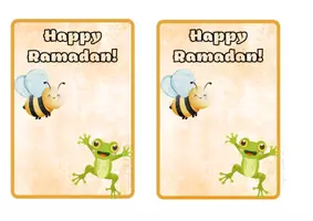 Vorschau - Anderer Materialtyp - Ramdangrußkarten für den Monat Ramadan - Deckblatt