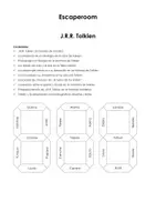 Vista previa - Juegos / Gamificación - J.R.R. Tolkien (sala de escape) - Portada
