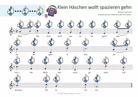 Vorschau - Arbeitsblätter - 18 Kinderlieder BAND 2 für Blockflöte | Noten und Audio-Tracks - Seite 3