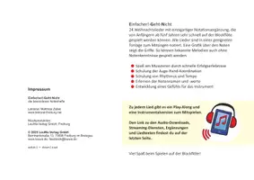 Vorschau - Arbeitsblätter - 24 Weihnachtslieder für Blockflöte | Noten und Audio-Tracks - Seite 1