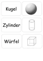 Vorschau - Spiele - Merk es dir – Geometrische Körper (Kreis, Zylinder, Prisma, etc.) - Seite 1