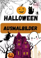Vorschau - Mal- und Bastelvorlagen - 13 Halloween Ausmalbilder - Deckblatt