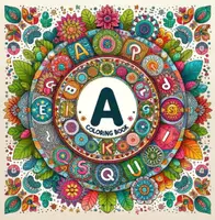 anteprima - Materiale per pittura e bricolage - Alfabeto Mandala Disegni da colorare (A-Z) - Pagina di copertina