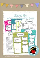 Vorschau - Arbeitsblätter - About Me - Deckblatt