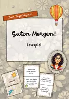 Vorschau - Spiele - Lesespiel I Guten Morgen >>> Tagesstart, Wochenbeginn, Stundeneinstieg - Deckblatt