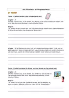 Vorschau - Arbeitsblätter - Übungen Argumentieren und Diskutieren - Seite 1