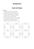 Vista previa - Juegos / Gamificación - Jorge Luis Borges (sala de escape) - Portada