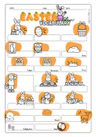 Vorschau - Arbeitsblätter - Easter | Vokabelblatt | Wortschatz - Seite 2