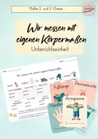 Vorschau - Stundenentwürfe - Messen mit Körpermaßen - Deckblatt
