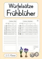 Vorschau - Arbeitsblätter - Frühblüher - Würfelsätze (2./3. Klasse) - Deckblatt
