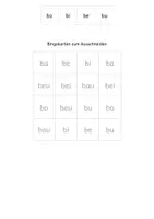 Vorschau - Spiele - Bingo: Silben mit b - Seite 3