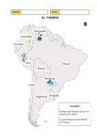 Vorschau - Arbeitsblätter - El tiempo atmosférico Tándem + juego - Seite 2