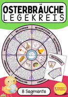 Vorschau - Mal- und Bastelvorlagen - Legekreis: Ostern und Osterbräuche – Traditionen rund um Ostern entdecken 🐣🌷 #rabattraketenzusalevester25 - Deckblatt