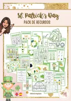 Vista previa - Hojas de trabajo - St. Patrick´s Day - Pack de recursos - Portada