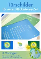 Vorschau - Poster - Türschilder "Glückssterne-Zeit" zur Glückspunkt-Methode - Deckblatt