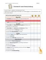 Vorschau - Arbeitsblätter - Checkliste für eine Tierbeschreibung - Seite 1
