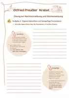Vorschau - Arbeitsblätter - 6.Klasse - Lektüre - Krabat - Übungen zur Rechtschreibung und Zeichensetzung - Seite 3