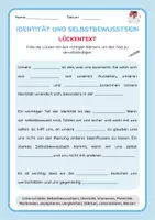 Vorschau - Stundenentwürfe - Identität und Selbstbewusstsein (Ethik/Deutsch) + Stundenverlaufsplan - Seite 1
