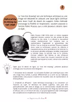 Aperçu - Préparation de séance / Séance complète - Art - Dessin en un trait - un léopard dans la classe - Page 1