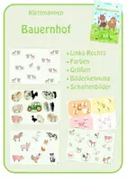 Vorschau - Fördermaterial/Inklusion - Klettmappen: Bauernhof (Links-Rechts/Größe/Schattenbild/Bilderkennung/Farbe) - Deckblatt