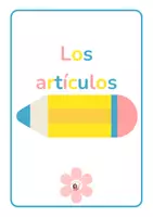 Vista previa - Tarjetas / Manipulativos - Los artículos - Portada