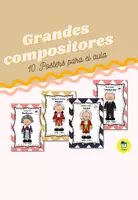 Vista previa - Decoración del aula - Grandes compositores - 10 posters para el aula - Portada