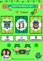 Vista previa - Juegos / Gamificación - SAINT PATRICK'S DAY – 30 Puzzles - Portada