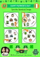 Vista previa - Juegos / Gamificación - SAINT PATRICK'S DAY – Spot the Identical Image - Portada