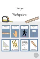 Vorschau - Poster - Längen Wortspeicher Klasse 3 + 4 - Deckblatt