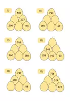 Vorschau - Arbeitsblätter - Ostern Rechenpyramide/ Mauer Zahlenraum bis 1000 big-pack - Seite 3
