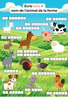 Náhľad - Farm Animals: Le/La Test List (FRENCH) - strana 2