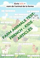 Попередній перегляд - Farm Animals: Le/La Test List - KIDS- FRENCH - Обкладинка