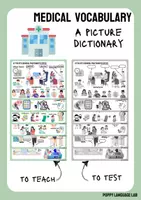 Vorschau - Arbeitsblätter - Medical (at the doctor's office) Vocabulary - a picture dictionary - Deckblatt