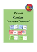 Vorschau - Spiele - Dominos Runden in verschiedenen Zahlenräumen - Deckblatt