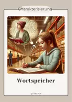 Vorschau - Merkblätter - Charakterisierung_Wortspeicher - Deckblatt