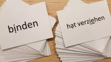 Vorschau - Spiele - Lernkarten: Perfekt der starken Verben (B1) - Deckblatt