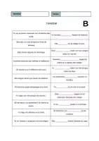 Vorschau - Arbeitsblätter - Tándem verbos irregulares ir salir hacer poder querer... - Seite 1